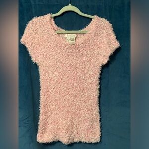 Vintage Escada Lush Shag Pink Shirt